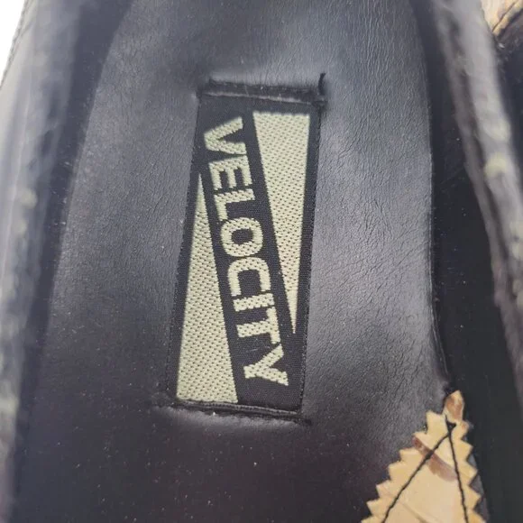 Vintage NEW Exotic Snakeskin 10.5D Dress Shoes Natural Cream Black Tassel Loafer - Picture 11 of 11